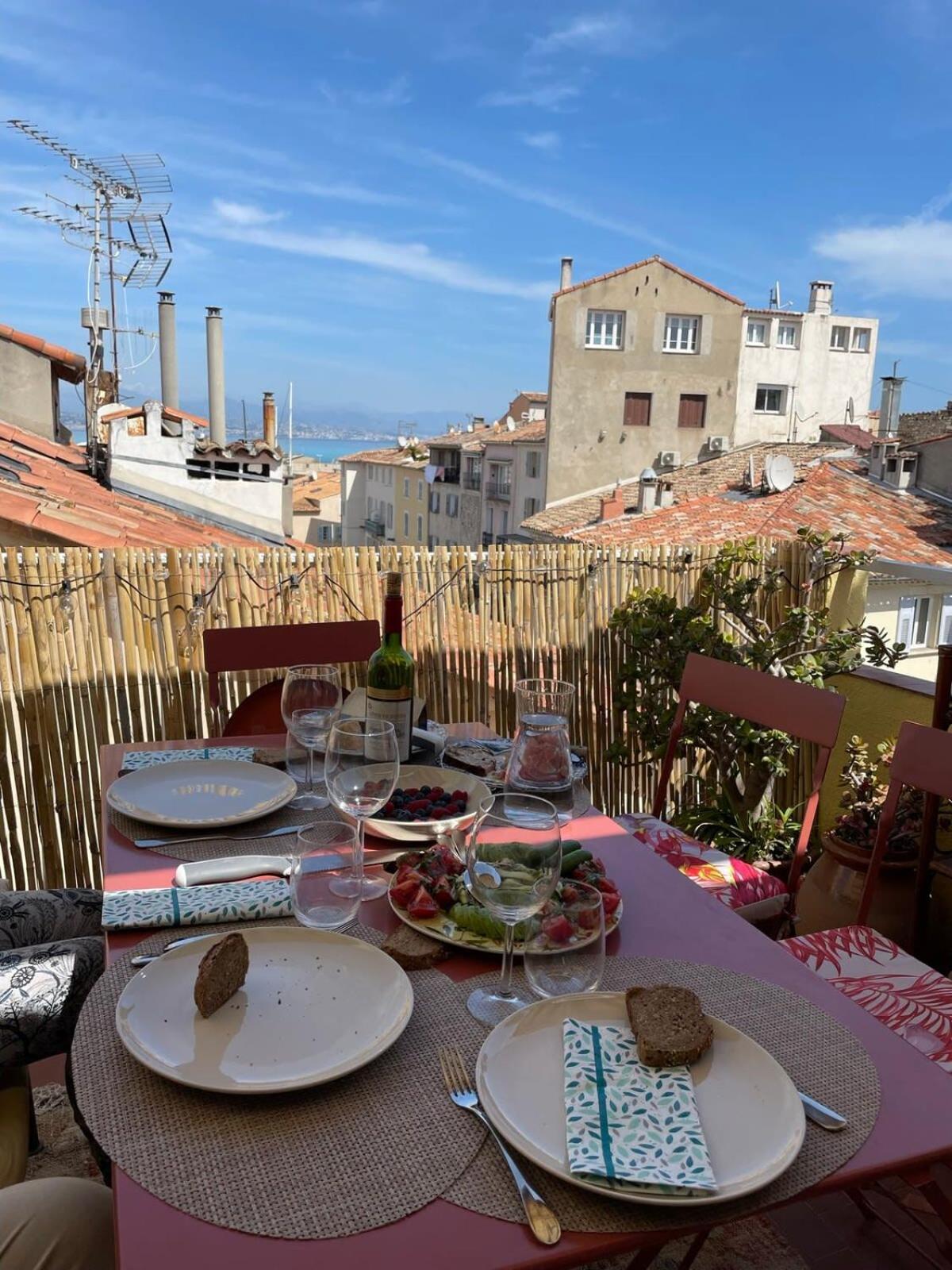 06M - Old Antibes Beautiful Duplex Terrace With Sea View Apartment Ngoại thất bức ảnh