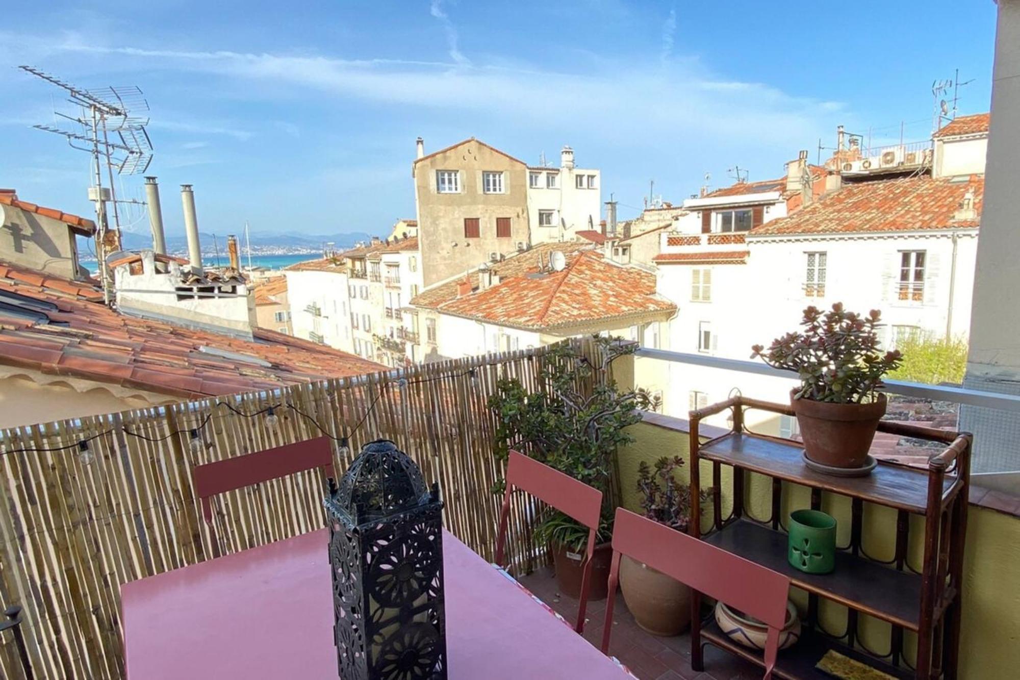 06M - Old Antibes Beautiful Duplex Terrace With Sea View Apartment Ngoại thất bức ảnh