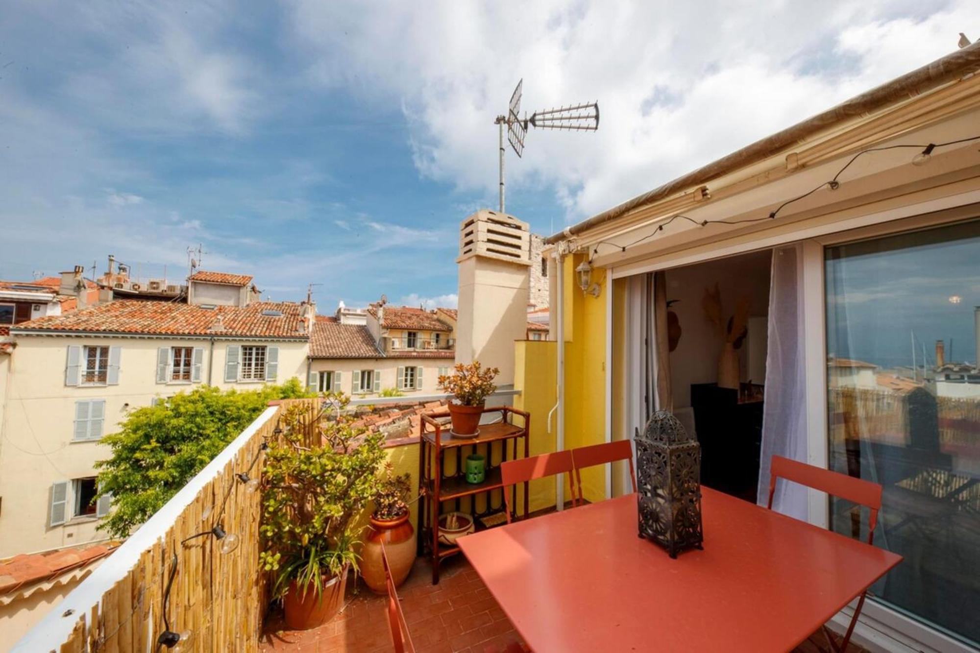 06M - Old Antibes Beautiful Duplex Terrace With Sea View Apartment Ngoại thất bức ảnh